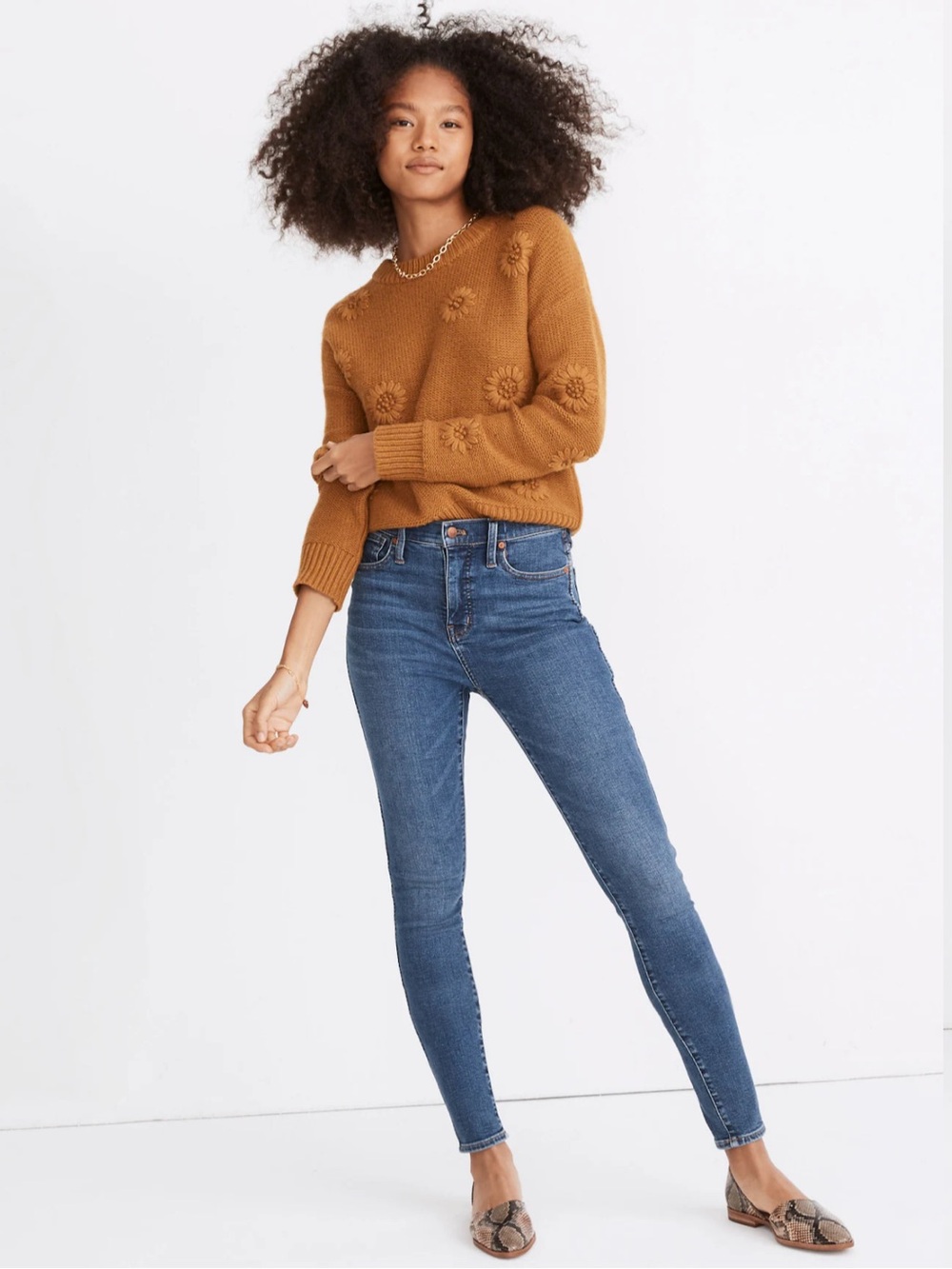 Madewell 10" High-Rise Skinny Jeans 31T Tall Wendover Wash